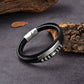 Armband Edelstahl mit Leder K00C1119_AB_EL