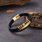 Armband Edelstahl mit Leder K00C1119_AB_EL