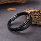 Armband Edelstahl mit Leder K00C1119_AB_EL