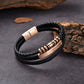 Armband Edelstahl mit Leder K00C1119_AB_EL