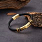 Armband Edelstahl mit Leder K00C1111_AB_EL