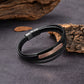 Armband Edelstahl mit Leder K00C1110_AB_EL