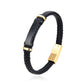 Armband Edelstahl mit Leder K00C1107_AB_EL