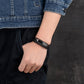 Armband Edelstahl mit Leder K00C1110_AB_EL