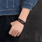 Armband Edelstahl mit Leder K00C1119_AB_EL