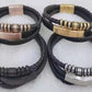 Armband Edelstahl mit Leder K00C1119_AB_EL